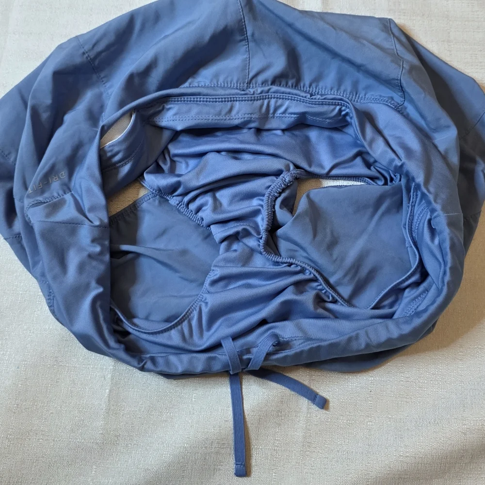 Nike Dri-Fit Crew Running Shorts Blue Size Large - Picture 2 of 11